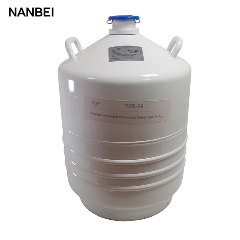 small liquid nitrogen tank